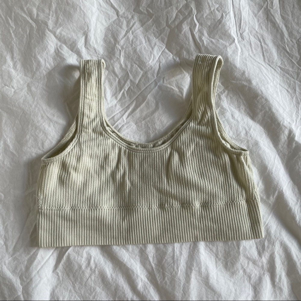 Skims Stretch Rib Scoop Bralette, Size S/M